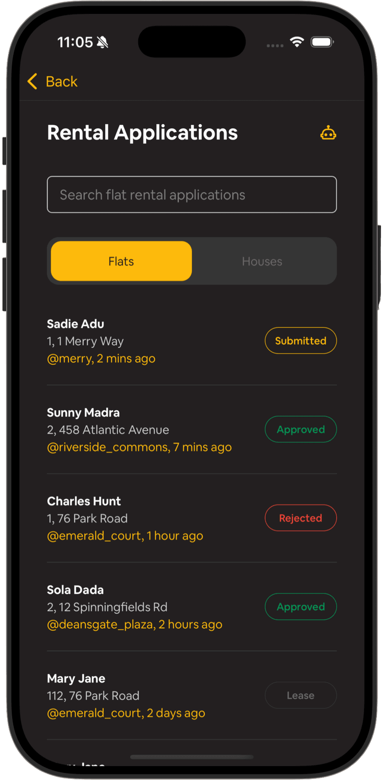 Estate Manager - Rental Applications Management